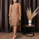 embroidered formal maxi dress