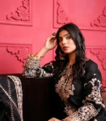 Floral cotton casual dress for women in Pakistan