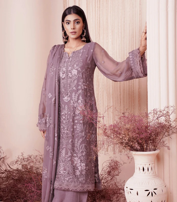 58-min embroidered lawn dress Pakistan